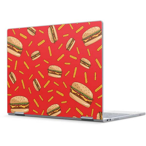 Burgers and Fries Pixelbook Skin